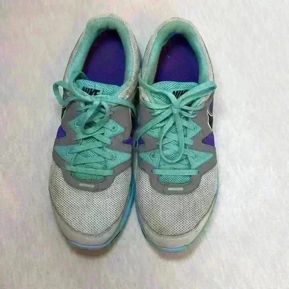 NIKE Lunarfly+ 3 Pure Platinum Multicolor Running Shoes #487751-004 Women Sz 11 - Picture 3 of 14